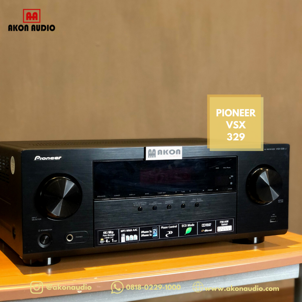 Jual Amplifier Pioneer Vsx K Akon Audio Toko Alat Sound System