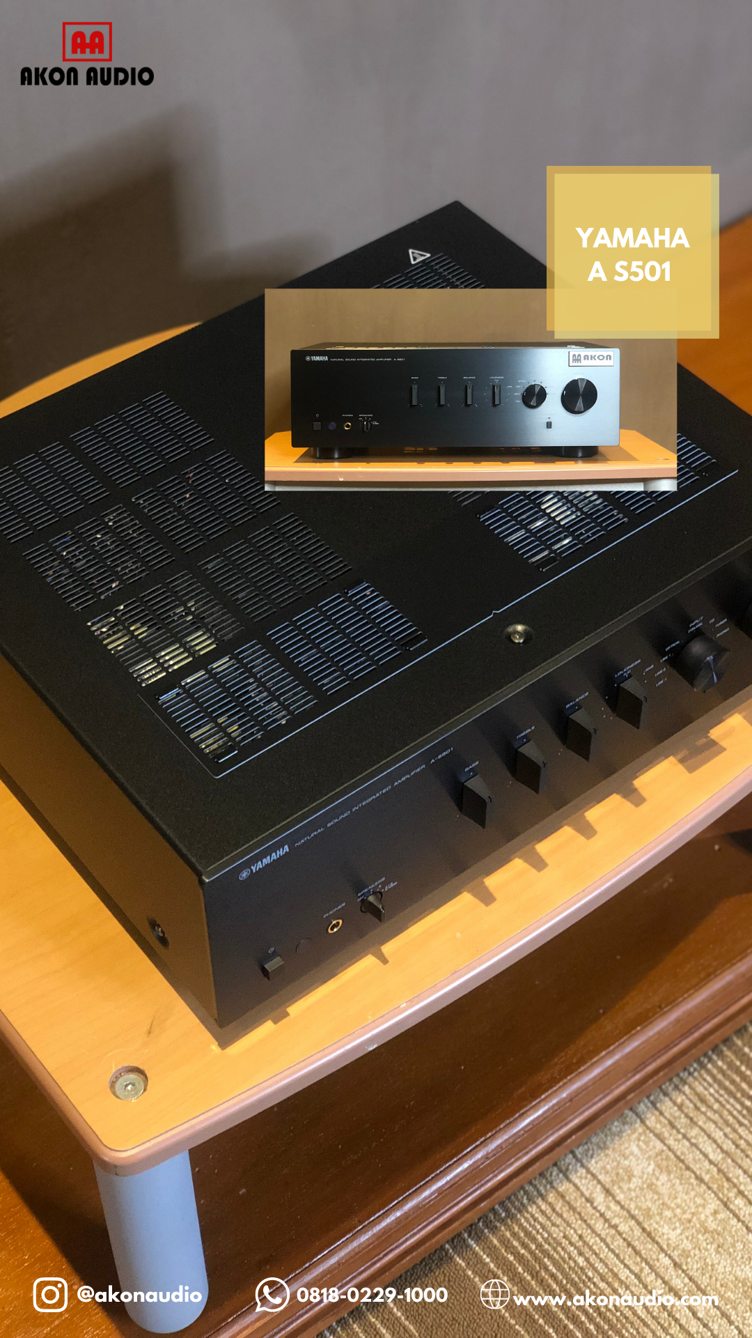 Jual amplifier Yamaha A-S501 » Akon Audio Toko Alat Sound System